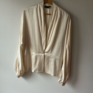 Vintage 100% silk blouse